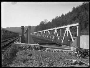 Bahnbrücke (evtl. zweigleisiger Ausbau Gäubahn Horb - Tuttlingen ab 1935)