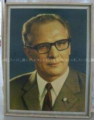 Porträt von Erich Honecker