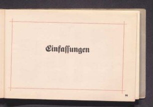 Einfassungen
