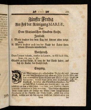 521-531, Fuenffte Predig am Fest der Reinigung Mariae