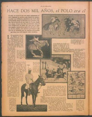 Hace dos mil años, el polo era el deporte favorito de los reyes persas