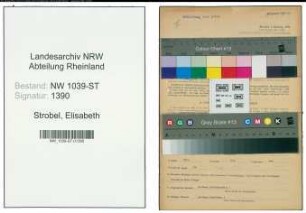 Entnazifizierung Elisabeth Strobel , geb. 28.08.1922 (Stenotypistin)