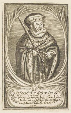 Bildnis des Fridericus III., Dux Saxonia