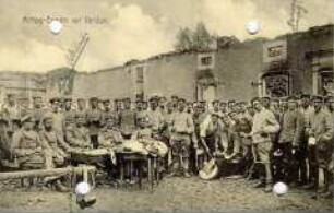 Soldaten beim Essen