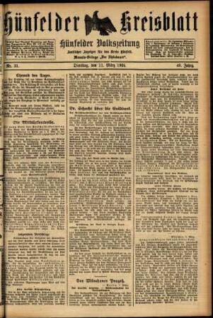 Ausgabe vom Dienstag, den 11. März 1924.