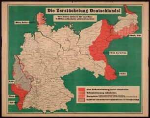 "Die Zerstückelung Deutschlands!"