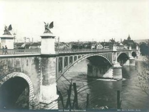 Rheinbrücken Basel, Schweiz, 1904