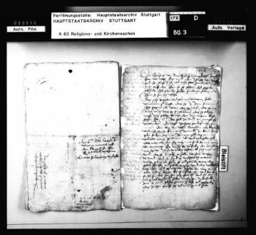 Informationsaustausch über eine Antwort Karls V. auf die von den evangelischen Fürsten und Ständen auf dem Reichstag zu Regensburg verfasste Konfession
