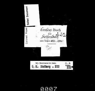 Konsensbuch von Seifersdorf (bei Stollberg)