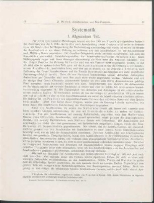 Systematik.