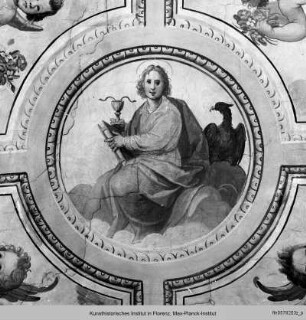 Zyklus mit Szenen aus dem Leben Jesu, den Evangelisten und Engeln : Evangelist Johannes