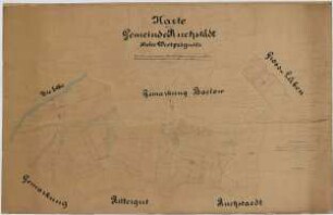 Karte der Gemeinde Rühstädt