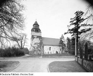 Hornow. Evangelische Kirche St. Martin. Außenansicht