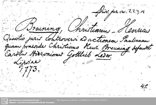 Dissertationes iuris civilis 0223,14