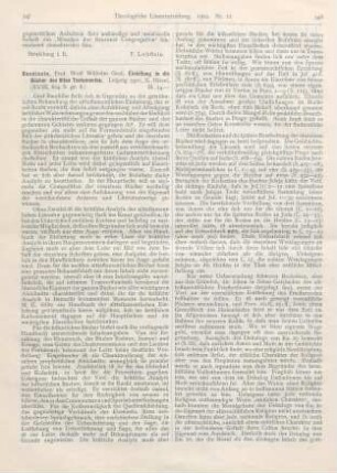 347-351 [Rezension] Baudissin, Wolf W. Graf, Einleitung in die Bücher des Alten Testamentes