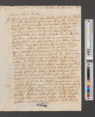 Brief an Philipp Otto und Pauline Runge