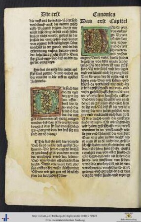 Die vorrede in die ersten epistel Johannis