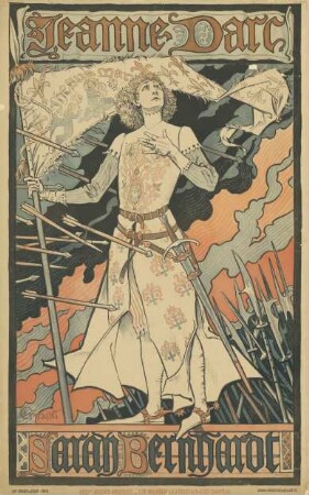 Jeanne d'Arc. Sarah Bernhardt