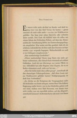 Der Verräter
