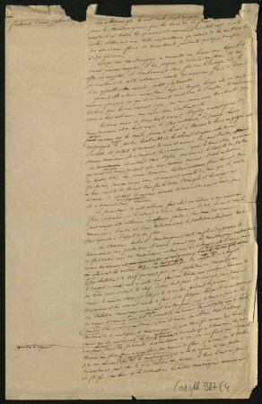 52 Briefe, Originale bzw. Abschriften: Diplomatische Korrespondenz der Hauptakteure der Montenegropolitik der Jahre 1857-1861 - BSB Cod.gall. 987(1-5, Teil 4. Hyacinthe Hecquard's treatise on 'blood brothers' - BSB Cod.gall. 987(4