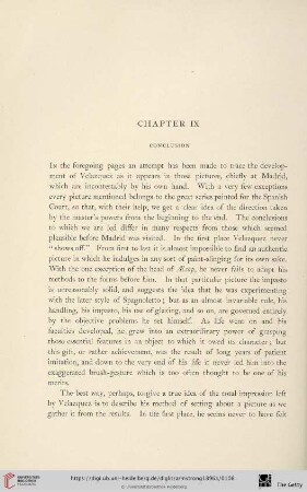 Chapter IX: Conclusion