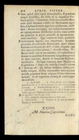 XXIIII. M. Manlius Capitolinus.