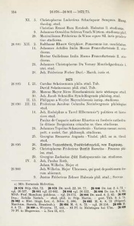 354-361, Matrikel 26885-27069 (1673-1674)