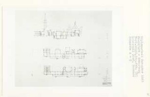 Frankfurt-Römerberg (Diplomarbeit bei Bernhard Hermkes): Schnitte 1:200