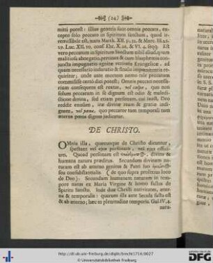 De Christo.