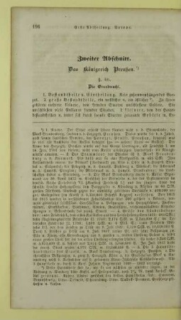 Zweiter Abschnitt. Das Königreich Preußen