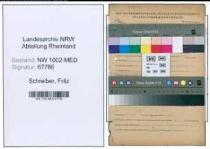 Entnazifizierung Fritz Schreiber , geb. 05.05.1912 (Zahnarzt)