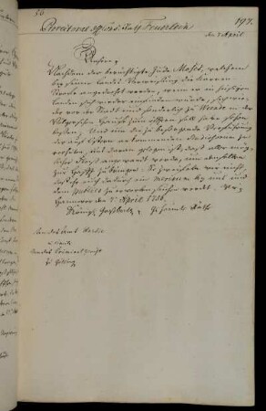 Aufforderung zur Inhaftierung des Moses Israel aufgrund seines Verstoßes gegen den Landesverweis.