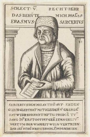 Bildnis des Erasmus Sarcer