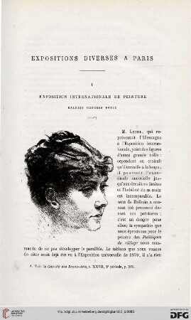 2. Pér. 28.1883: Exposition internationale de Peinture - Galerie Georges Petit, [2] : expositions diverses à Paris