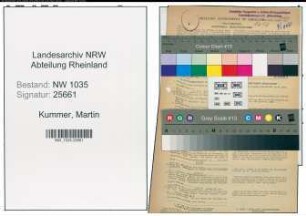 Entnazifizierung Martin Kummer , geb. 20.10.1899 (Steiger)