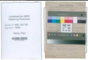 Entnazifizierung Paul Harre , geb. 30.09.1892 (Bahninspektor)
