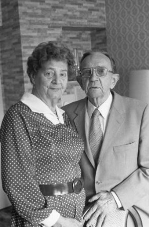 Diamanthochzeit der Eheleute Friedrich und Anna Hoffmann
