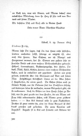 231 Lübeck, d. 29. Januar 1814