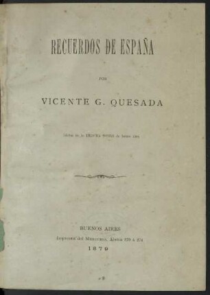 Recuerdos de España