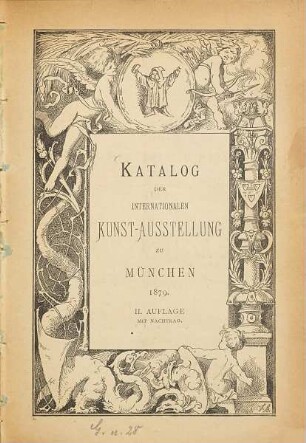 Katalog der Internationalen Kunst-Ausstellung zu München 1879