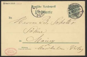 Brief an B. Schott's Söhne : 02.10.1894