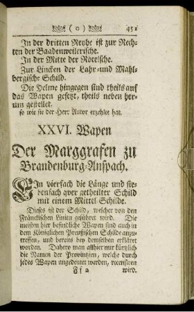 XXVI. Wapen - XXX. Wapen.
