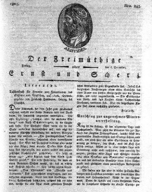 Nro. 243, Freitag den 6. December