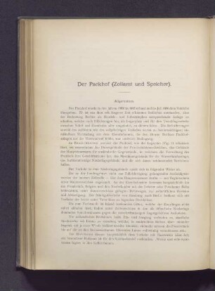 Der Packhof (Zollamt und Speicher)