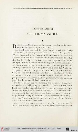 Siebentes Kapitel: Chigi il Magnifico