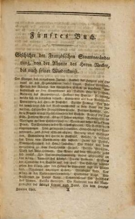 Historische Nachrichten und politische Betrachtungen über die französische Revolution, 2