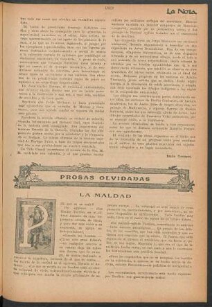 Prosas olvidadas : La maldad