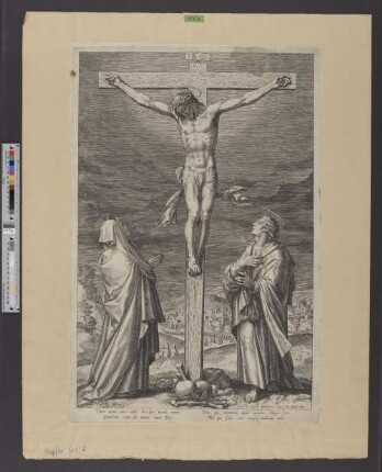 [Der gekreuzigte Christus mit Maria und Johannes]