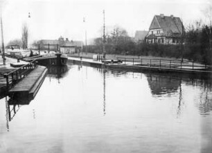 Leitwerk in der Schleuse Hollage/Stichkanal Osnabrück