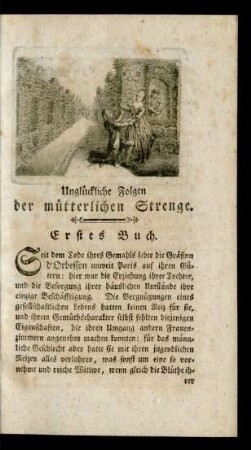 Unglückliche Folgen der mütterlichen Strenge.